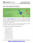 Hire Shopify Developer | Shopify Development Company in India PowerPoint PPT Presentation