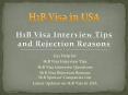 H1B Visa Interview Questions & Tips PowerPoint PPT Presentation