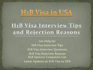 H1B Visa Interview Questions & Tips