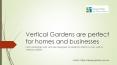Installation vertical garden PowerPoint PPT Presentation