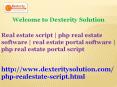 real estate portal software | php real estate portal script PowerPoint PPT Presentation
