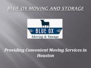 Affordable Movers Texas - Blue Ox Moving and Storage