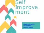 Self improvement tips by Nick Tsagaris
