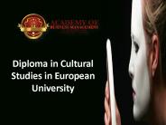 Diploma in Cultural Studies in European University