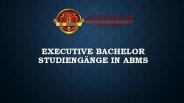 Executive Bachelor Studiengänge in ABMS