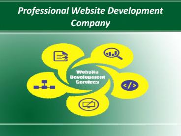 Professional Website Development Company in India