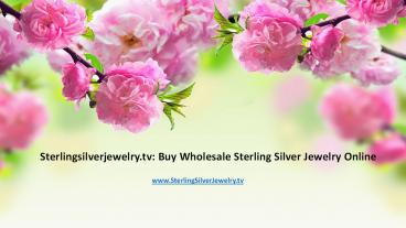Buy Wholesale Sterling Silver Jewelry Online