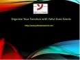 Organize Your functions with Yahvi Aura Events PowerPoint PPT Presentation