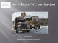 Snow Expert Witness Services PowerPoint PPT Presentation