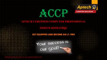 Best Institute for IT Courses Aptech Malviya Nagar Institute