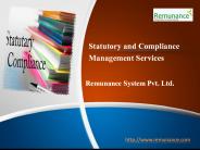 Statutory and Compliance Management Services - Remunance System