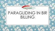 Paragliding in Bir Billing