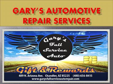 Chandler auto window repair