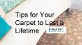 Tips for Your Carpet to Last a Lifetime PowerPoint PPT Presentation