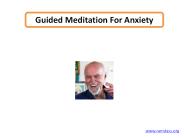 Guided Meditation For Anxiety