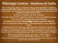 Massage Centres   database of India