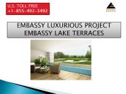 EMBASSY LAKE TERRACES - FLOOR PLANS