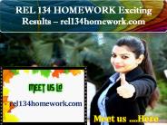 REL 134 HOMEWORK Exciting Results – rel134homework.com