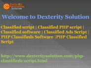 Classified script | Classified PHP script | Classified software