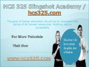 HCS 325 Slingshot Academy / hcs325.com