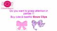 Buy bows clips and style your ponytail