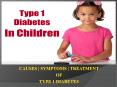 Type 1 diabetes in children Symptoms and causes PowerPoint PPT Presentation