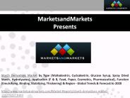 Starch Derivatives Market