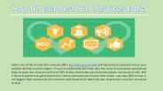 How To Get Best SEO Services India