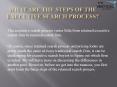 What are the Steps of the Executive Search PowerPoint PPT Presentation