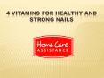 4 Vitamins for Healthy and Strong Nails PowerPoint PPT Presentation