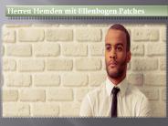 Herren Hemden mit Ellenbogen Patches