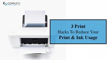 Here's How You Can Reduce Paper & Ink Usage (1)
