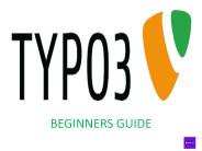tutorial for beginners on Typo3