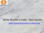 White Marble in India – Best Quality