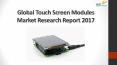 Global Touch Screen Modules Market Research Report 2017 PowerPoint PPT Presentation