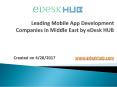 Top Mobile App Development Companies in Middle East - 2017  | eDesk HUB