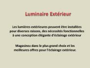 Luminaire Extérieur