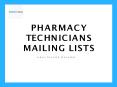 How You Can Own pharmacy technicians Email Marketing Lists With Lower Cost? PowerPoint PPT Presentation