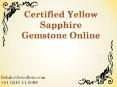 Certifed Yellow Sapphire Gemstone online