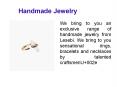 Handmade Jewelry PowerPoint PPT Presentation