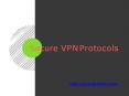 Secure VPN Protocols PowerPoint PPT Presentation