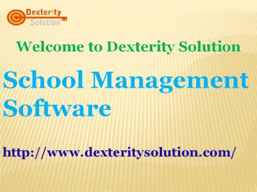 School management Software