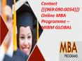 Contact {[{969:090:0054}]} Online MBA Programme –MIBM GLOBAL PowerPoint PPT Presentation