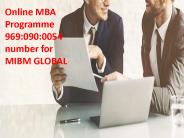 Online MBA Programme 969:090:0054 number for MIBM GLOBAL
