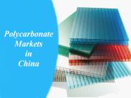 Polycarbonate (PC) Markets in China