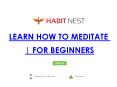 How to Meditate for Beginners PowerPoint PPT Presentation