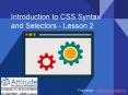 Introduction to CSS syntax and selectors - lesson 2 PowerPoint PPT Presentation