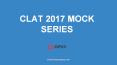 CLAT 2017 Mock Series