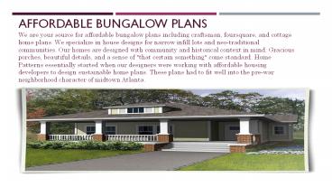 Bungalow House Plan (1)