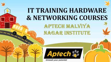 Aptech Malviya nagar center Providing best Hardware and network cource